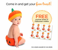 Free Portrait Sheet of Halloween Wallets at Picture People