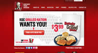 Free Piece of Grilled Chicken at KFC on 10/26