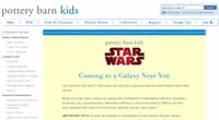 Free Star Wars Event at Pottery Barn Kids