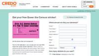 Free Queer the Census Sticker