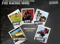 Free Fox Racing Shox Stickers