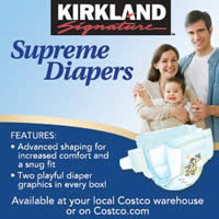 Free Sample of Kirkland Signature Supreme Diapers