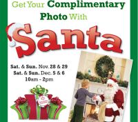 Free Photo with Santa at Walmart on December 5 & 6