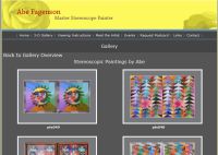 Free Abe Fagenson 3d Painting Postcard