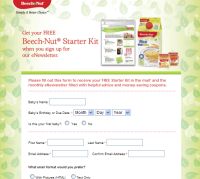 Free Beech-Nut Starter Kit