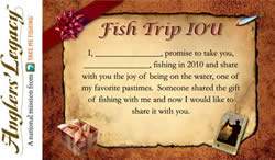 Fishing Trip IOU - Printable Stocking Stuffer