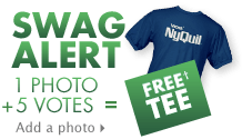 Free Nyquil T-Shirt - Facebook Offer