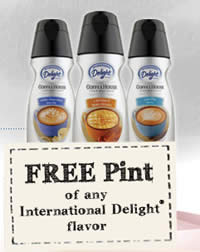 Free Pint Of International Delight - Coupon