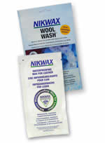 Free Sachets of Wool Wash and Nikwax Waterproofing Wax for Leather
