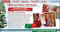 Free 4x6 Photo with Santa