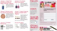 Allure January 4-8, 2010 Giveaways