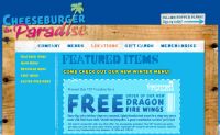 Free Dragon Fire Wings at Cheeseburger in Paradise