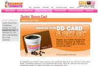 Free $2 On Your Dunkin' Donuts Card