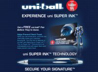 Free Uni-ball Jetstream Retractable Pen