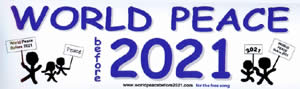 Free World Peace Before 2021 Bumper Sticker
