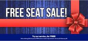 Megabus FREE Seat Sale