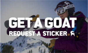 Backcountry.com Goat Sticker