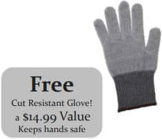 FREE Cut Resistant Gloves