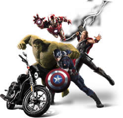 Harley-Davidson-Avengers-Sticker