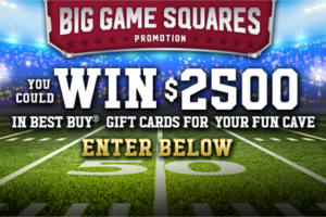 The Treasure Cave Cheese Big Game Squares Promotion