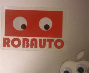 Robauto Laptop Stickers