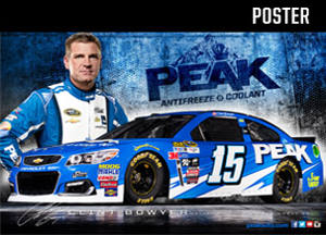 FREE Clint Bowyer PEAK#15 Race Car Poster