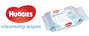 Huggies Cleansing Wipes Chat Pack
