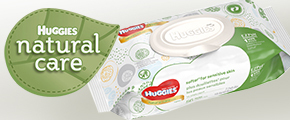 Huggies Natural Care Wipes Chat Pack
