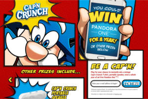 Cap'n Crunch Be a Captain Instant-Win Game