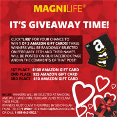 Magnilife Amazon Gift Card Giveaway