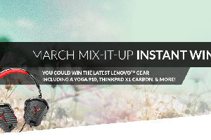 Lenovo March Mix-It-Up Instant Win