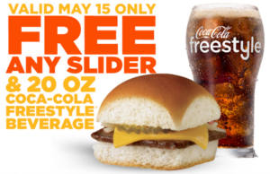 FREE Slider and Beverage at White Castle