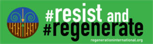 #resist and #regenerate Sticker