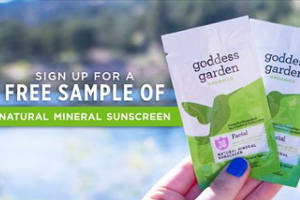 FREE Goddess Garden Sunscreen Sample