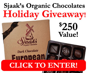Sjaaks Organic Chocolates Holiday Giveaway