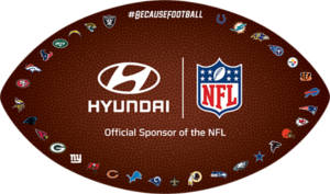 Hyundai NFL Window Cling