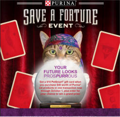 Purina Save a Fortune Sweepstakes and Instant Win Game