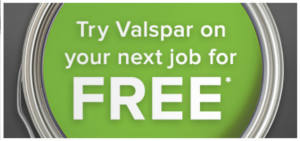 FREE Valspar Paint Trial Offer for Professionals