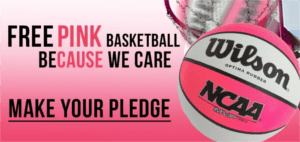 FREE Pink Basketball at RC Willey