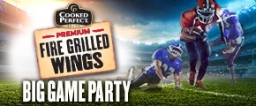 Cooked Perfect Premium Fire Grilled Wings Big Game House Party