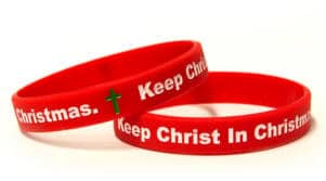 FREE Keep Christ in Christmas Wristband