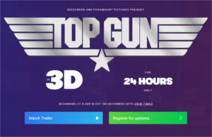 FREE Top Gun 3D Virtual Reality Movie Screening