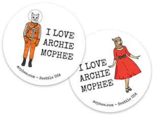 FREE Archie McPhee Stickers
