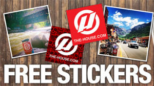 FREE Stickers from The House Boardshop