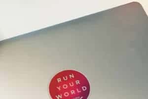 FREE Saucony Run Your World Sticker