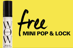 FREE Color Wow Mini Pop & Lock Hair Gloss