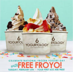 FREE FROYO at Yogurtology