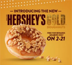 FREE Hershey's GOLD Doughnut