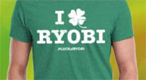 FREE Ryobi T-shirt