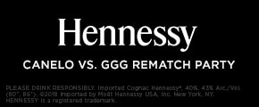 Hennessy Canelo vs GGG Rematch House Party